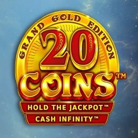 20 Coins Grand Gold Edition slot logo by Wazdan at Fridayroll Casino