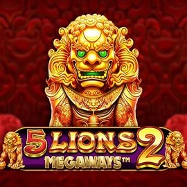 Official Slots logo: 5 Lions Megaways 2 by Pragmatic Play at Fridayroll Casino