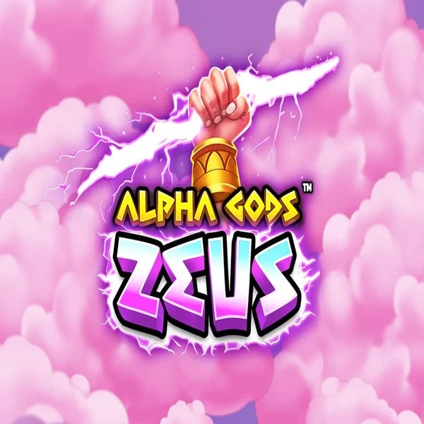 Official Slots logo: Alpha Gods Zeus by PearFiction Studios at Fridayroll Casino
