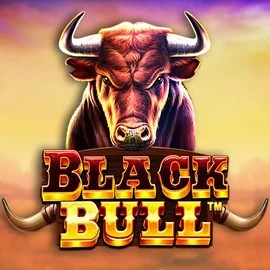 Black Bull slot logo by Pragmatic Play at Fridayroll Casino