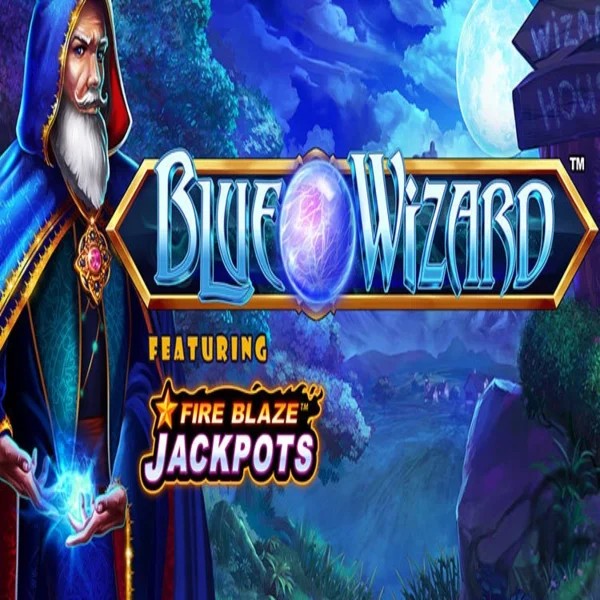 Try Blue Wizard Fire Blaze Jackpots slot by Rarestone Gaming on fridayrollscasino.com – logo image