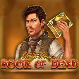 Book of Dead logo – Slots by Play'n GO at Fridayroll Casino