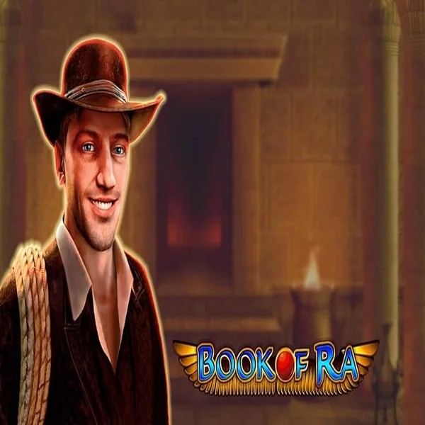 Book of Ra logo by Greentube at Fridayroll Casino