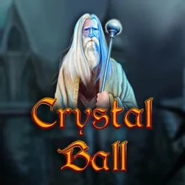 Crystal Ball slot logo by Gamomat at Fridayroll Casino