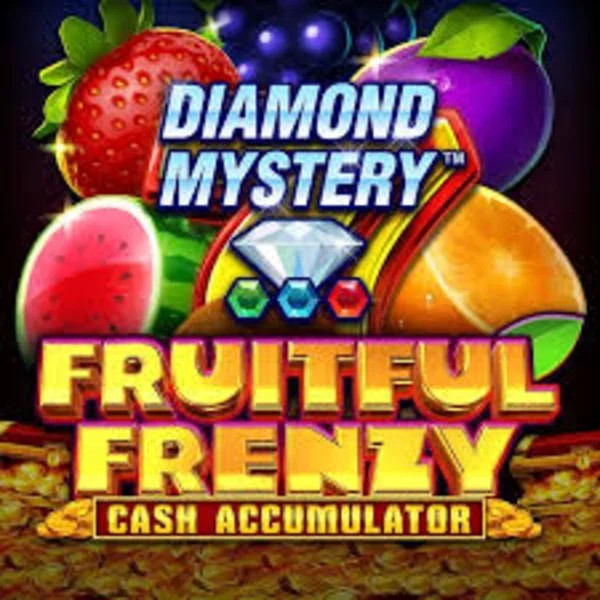 Official Slots logo: Diamond Mystery Fruitful Frenzy Cash Accumulator by Greentube at Fridayroll Casino