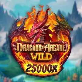 Dragons of Arcane Wild logo by Foxium Fridayroll Casino