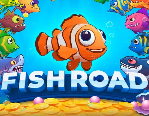 Enjoy Fish Road by InOut – logo hosted on fridayrollscasino.com