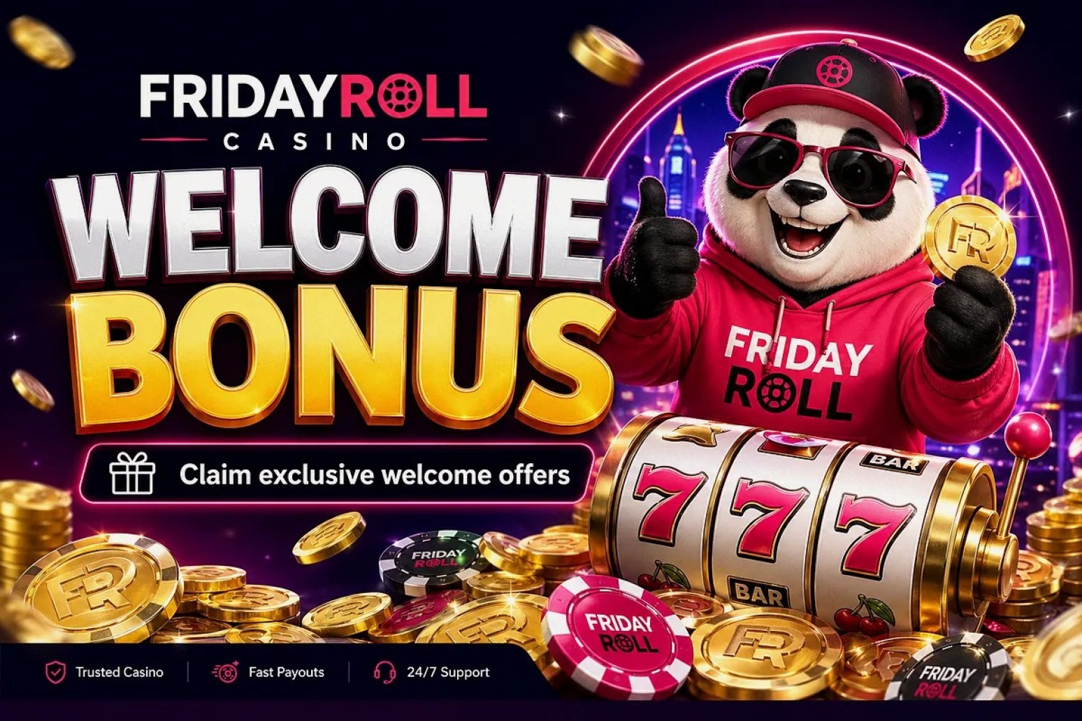 melhor Fridayroll Casino bónus high roller imagem em Portugal