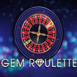 Gem Roulette slot logo by iSoftBet at Fridayroll Casino