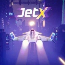 jetX slot visual from SmartSoft available on fridayrollscasino.com