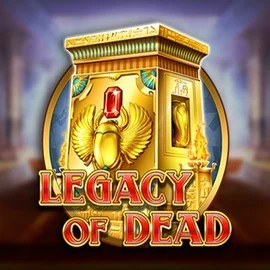 Legacy of Dead slot visual from Play'n GO available on fridayrollscasino.com