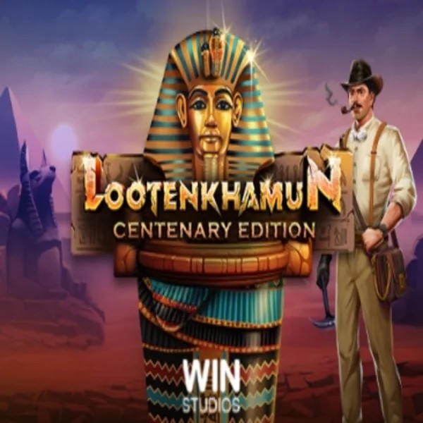 Loot'en Khamun the Dead Sea Scrolls logo by Win Studios at Fridayroll Casino