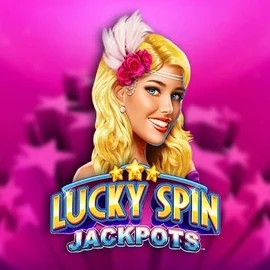 Lucky Spin Jackpots by Novomatic, showcased at fridayrollscasino.com – game logo