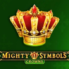 Official Slots logo: Mighty Symbols Crowns by Wazdan at Fridayroll Casino