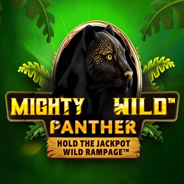Mighty Wild Panther slot logo by Wazdan at Fridayroll Casino