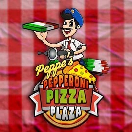 Peppe’s Pepperoni Pizza Plaza game by Pragmatic Play – logo hosted on Fridayroll Casino