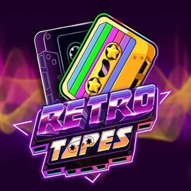 Official Slots logo: Retro Tapes by Push Gaming at Fridayroll Casino