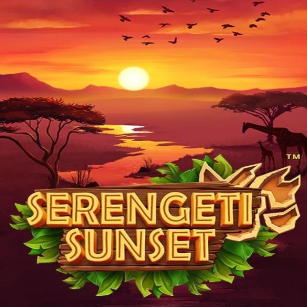 Official Slots logo: Serengeti Sunset by Skywind Group at Fridayroll Casino