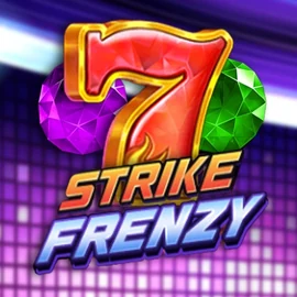 Strike Frenzy online game logo by Pragmatic Play on fridayrollscasino.com