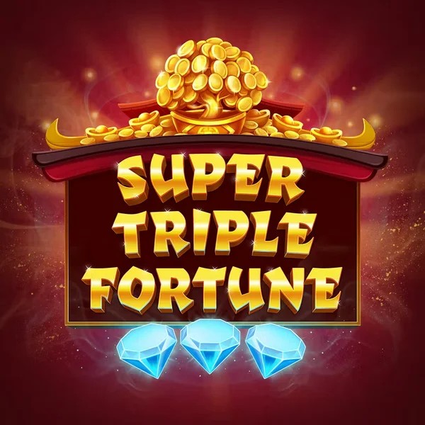 Super Triple Fortune slot visual from Greentube available on fridayrollscasino.com
