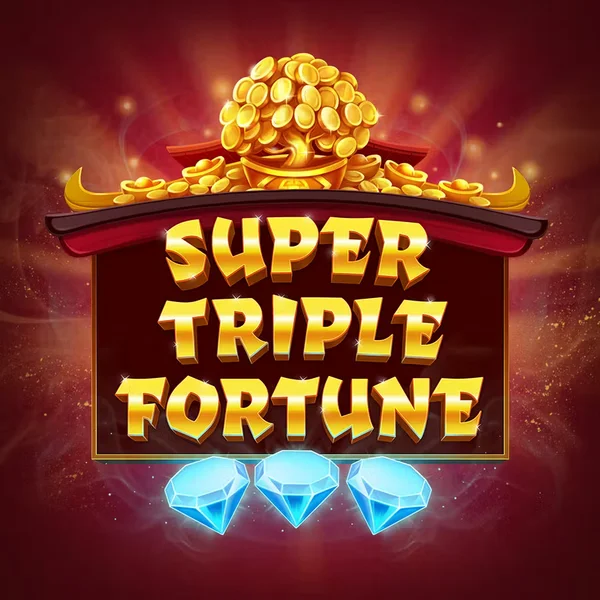 Super Triple Fortune online game logo by Greentube on fridayrollscasino.com
