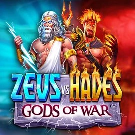 Zeus vs Hades: Gods of War logo by Pragmatic Play Fridayroll Casino